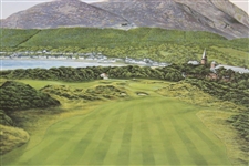 Gary Player's Royal County Down Golf Club LE 124/850 Print Signed by Christy O'Connor Jr. JSA ALOA