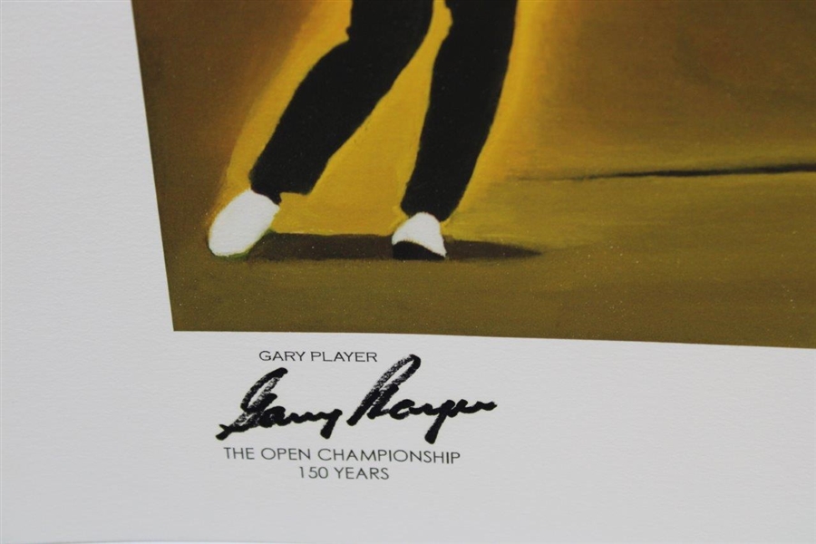 Gary Player Signed Personal Rolex Ltd Ed Big 3 Print Also Signed by Palmer JSA ALOA