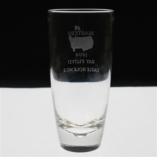 Ray Floyd's 1994 Masters Tournament Hole No. 2 Steuben Crystal Eagle Glass