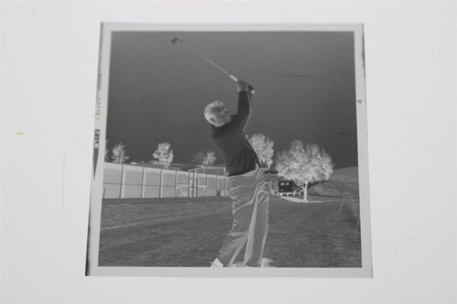 Arnold Palmer 4/16/1969 Post-Swing Alex J. Morrison Photo with Original Negative & Small Photo