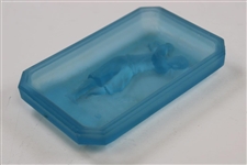 Heinrich Hoffman - Bobby Jones 1920-30's Art Deco Blue Cobalt Glass Dish Top