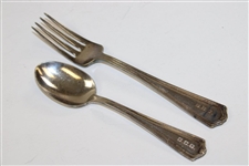 Vintage Oakmont Country Club - Fork & Spoon - Intl. Silver Co.