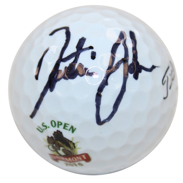 Dustin Johnson Signed 2016 US Open at Oakmont Logo Golf Ball JSA #LL42559