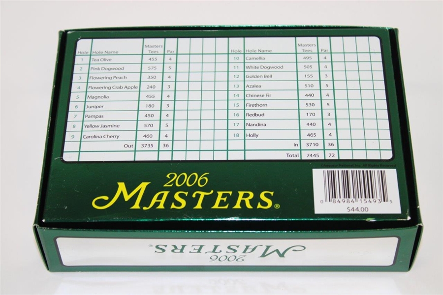 Complete Dozen 2006 Masters Tournament Logo Titleist Golf Balls in Original Box