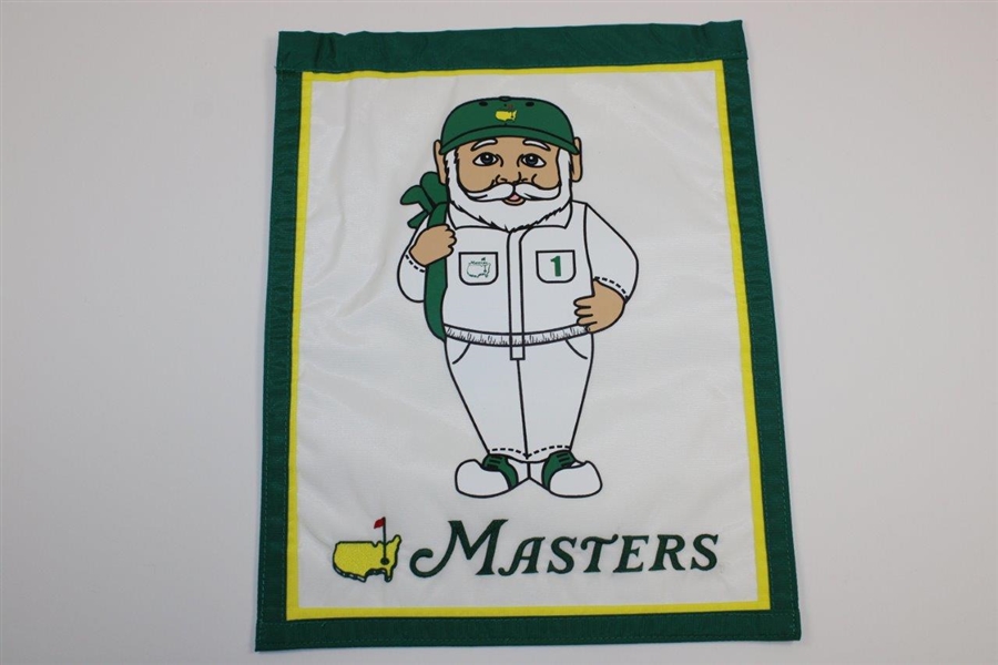 Jack Nicklaus Signed Masters Undated Caddy Garden Flag JSA ALOA
