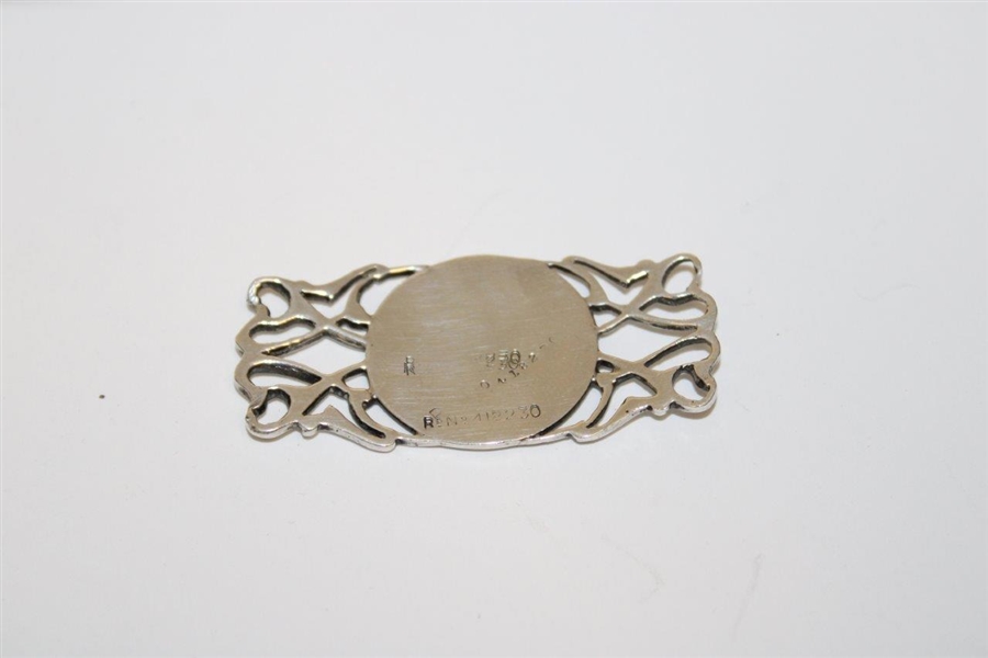 Vintage Sterling Silver Hair Brooch/Scarf Tie Decorative Clip