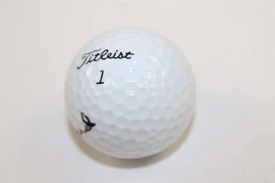 Charlie Sifford Signed Titleist Logo Golf Ball JSA ALOA