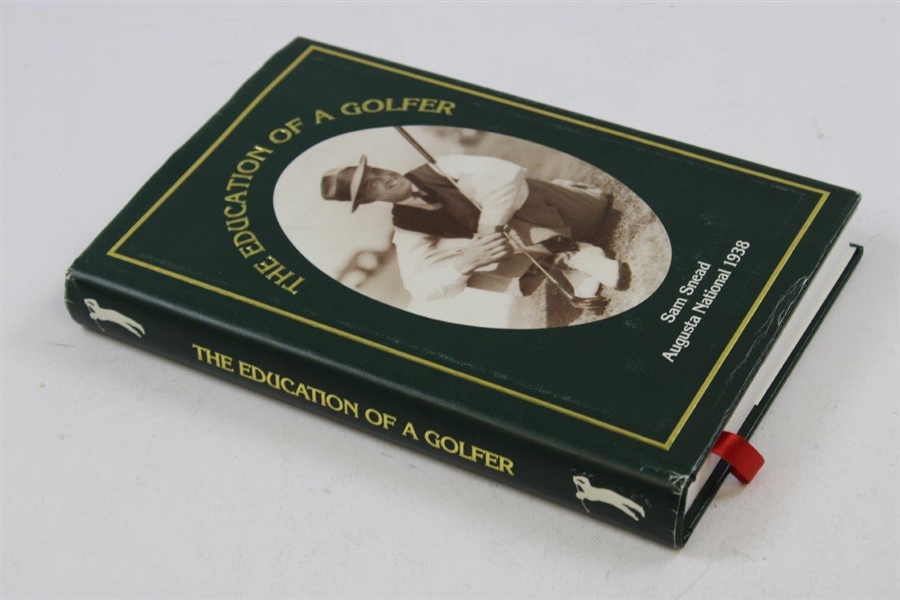 Sam Snead Twice Signed Ltd Ed 'The Education Of A Golfer' Book JSA ALOA