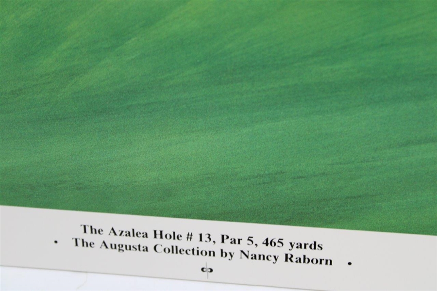 Gary Player's Signed Augusta National Hole 13 Ltd Ed 271/5000 Nancy Raborn Print JSA ALOA
