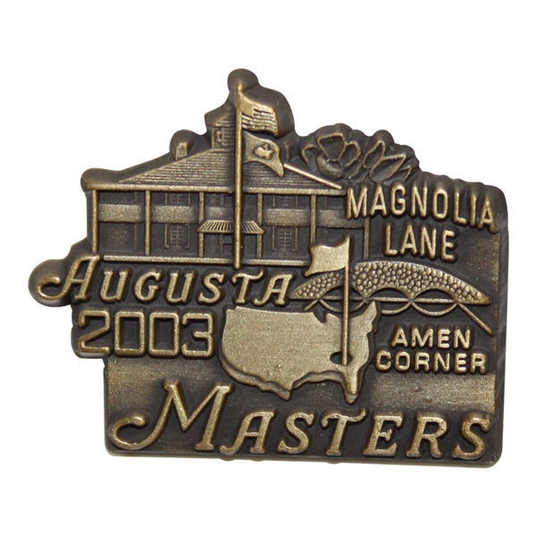 2003 Augusta National Masters Tournament Magnolia Lane/Amen Corner Pin