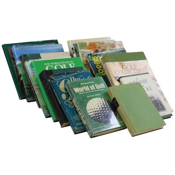 Nineteen (19) Assorted Golf Books - Instant Library