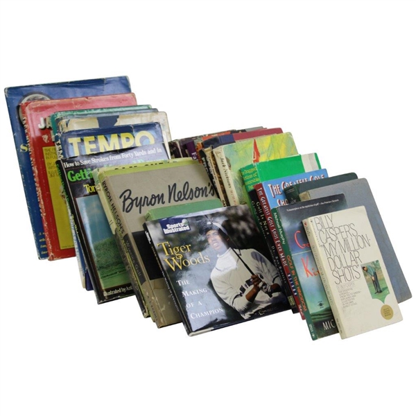 Thirty (30) Assorted Golf Books - Instant Library