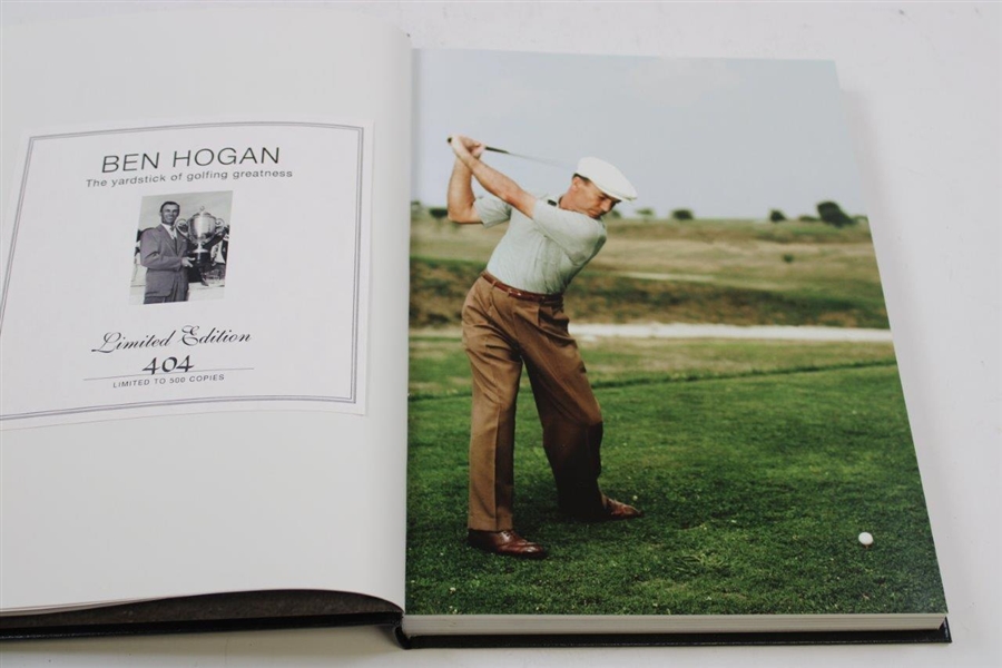Ben Hogan: The Yardstick of Golfing Greatness' Ltd Ed Book #404/500 by Paul Daley - 2017