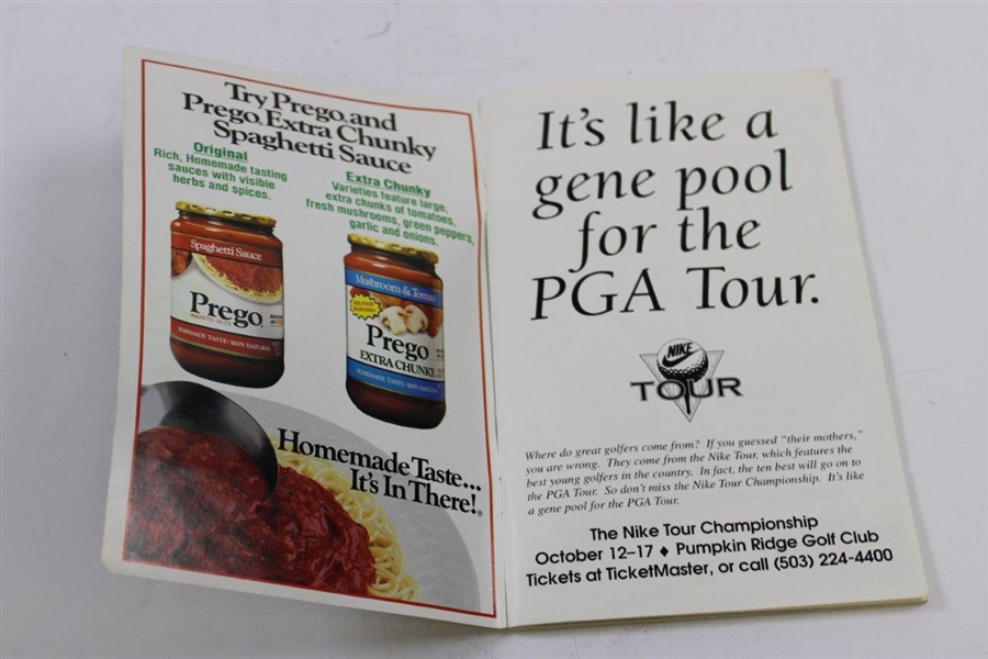 Arnold Palmer & Others Signed 1993 Fred Meyer Official Pairing Guide JSA ALOA