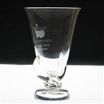 1997 Masters Low Score Crystal Trophy Vase from Opening Round Won by John Huston 