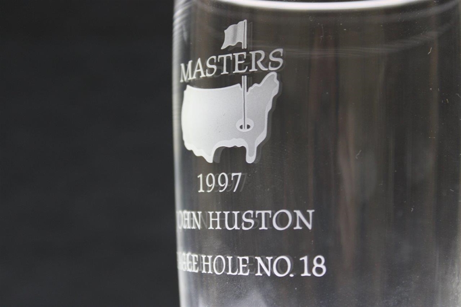 1997 Masters Awarded Eagle Hole #18 Crystal Highball Glass - One of Five in Masters History