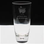 2001 Masters Awarded Eagle Hole #13 Steuben Crystal Highball Glass - John Huston Collection