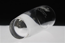 2001 Masters Awarded Eagle Hole #13 Steuben Crystal Highball Glass - John Huston Collection