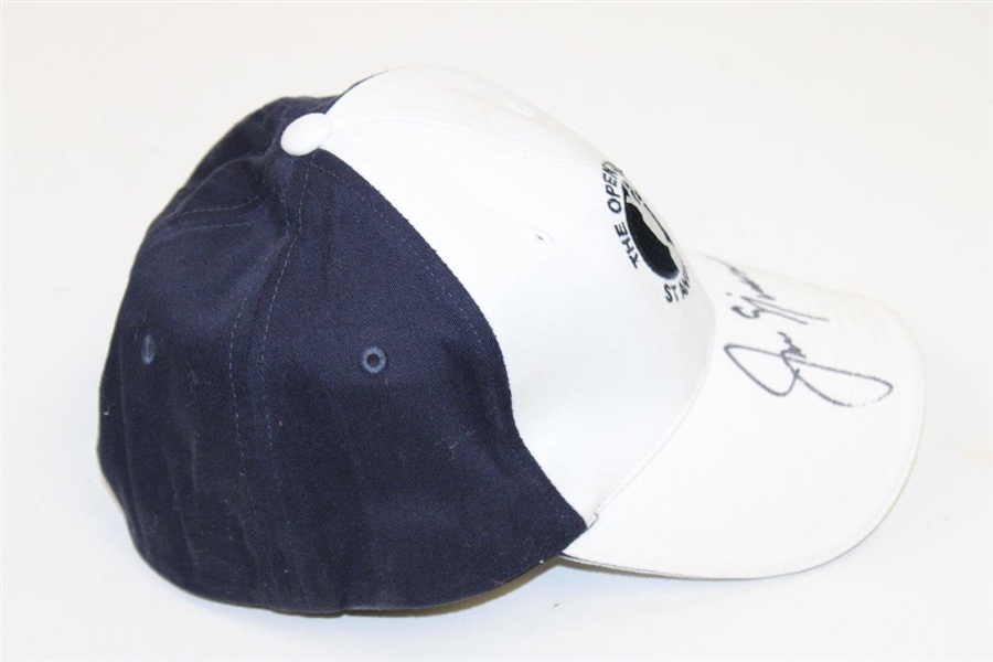 Jack Nicklaus Signed 2005 The OPEN at St. Andrews Fitted Hat - The DiMarco Collection JSA ALOA
