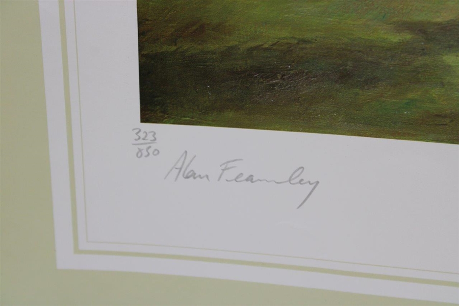 Gary Player's Signed 'The 16th Hole' 1974 OPEN Ltd Ed 323/850 Print by Fearnley JSA ALOA