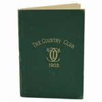 1903 The Country Club Yearbook - Constitution, By-Laws, & List of Members