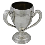 1903 Waterbury Golf Assoc. Perpetual Woman's Championship Sterling Trophy Won by Grannis 
