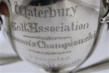1903 Waterbury Golf Assoc. Perpetual Woman's Championship Sterling Trophy Won by Grannis 