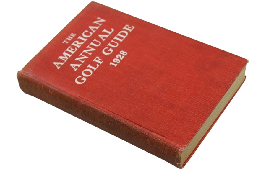 1928 The American Annual Golf Guide Book