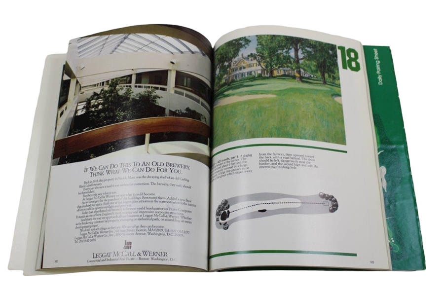 1982 US Amateur Championship at The Country Club (Brookline) Official Program 