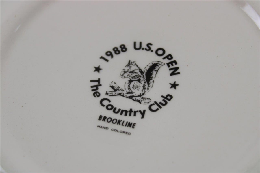 1988 US Open at The Country Club Art Deco Plate 