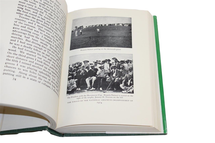 Francis Ouimet Signed & Inscribed  A Game of Golf: A Book of Reminiscence JSA ALOA