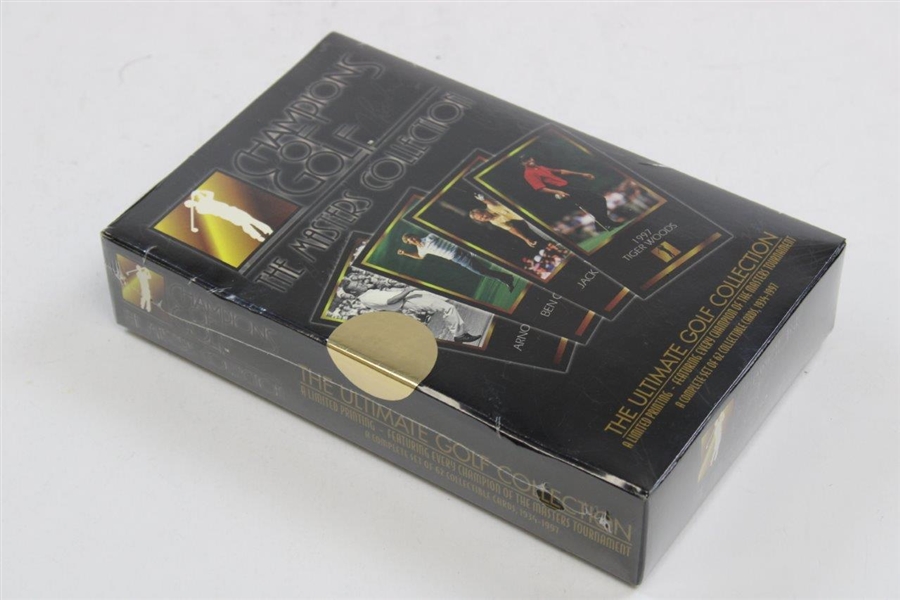 1997 Champions of Golf 'The Masters Collection' Box of Golf Cards Ft. Tiger Woods - Unopened