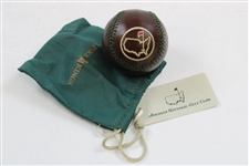 Masters Limited Edition Berckman's Links & Kings Leather Baseball in Drawstring Pouch