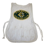 Classic White & Green Oakmont Country Club Caddy Bib