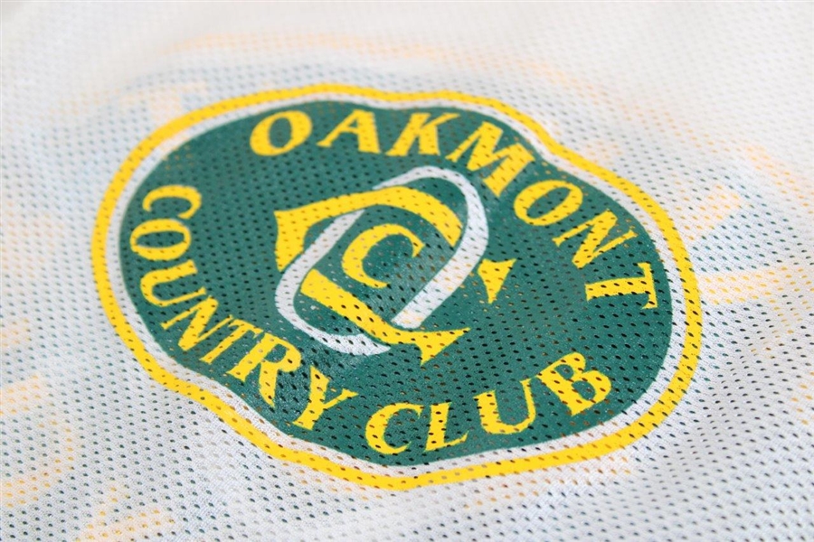 Classic White & Green Oakmont Country Club Caddy Bib