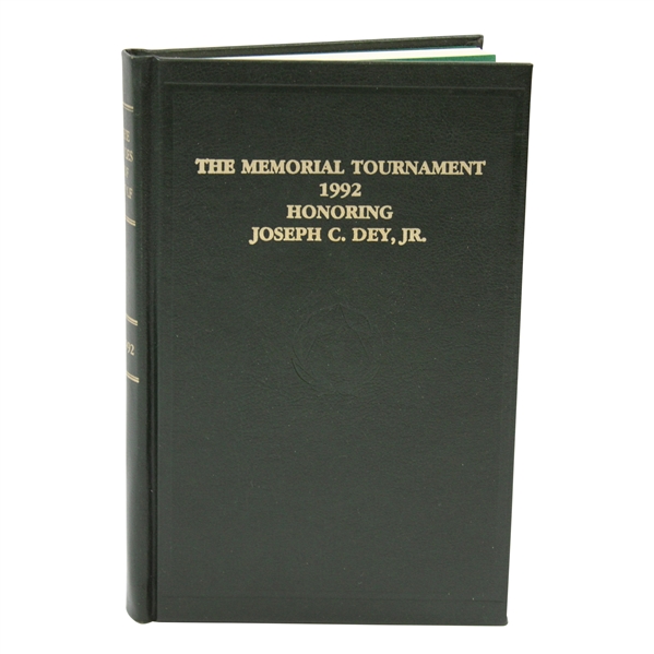 Ltd Ed 'The Memorial Tournament 1992 Honoring Joseph C Dey Jr' Rules Of Golf Book #174/220