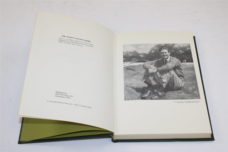Ltd Ed 'The Byron Nelson Story' Memorial Tournament 1980 Honoring Byron Nelson Book #31/300