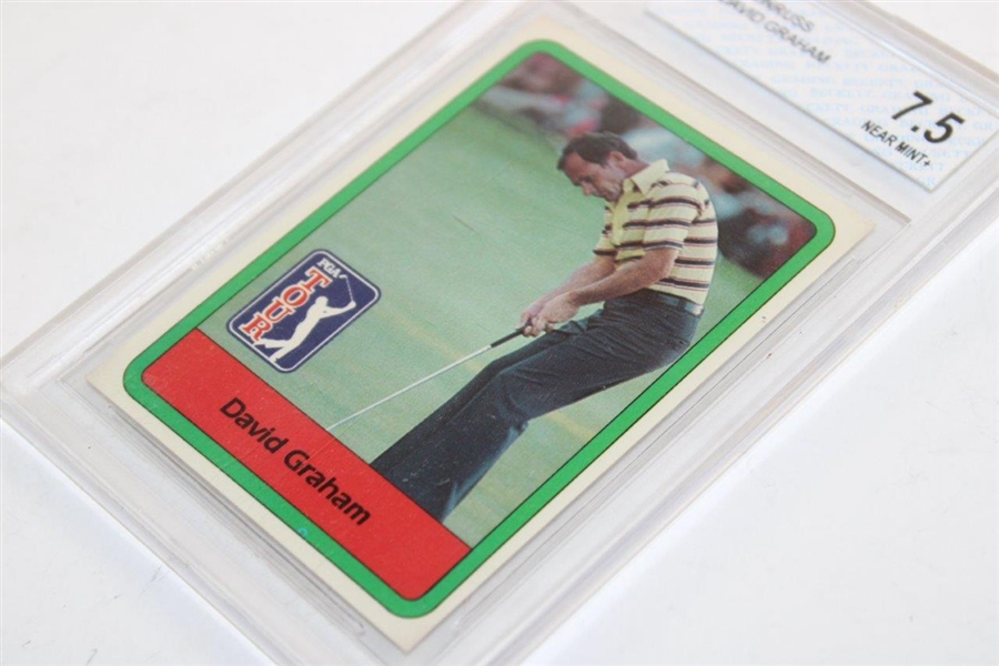 1982 Donruss PGA Tour Golf Card #13 David Graham Beckett 7.5 Near Mint+