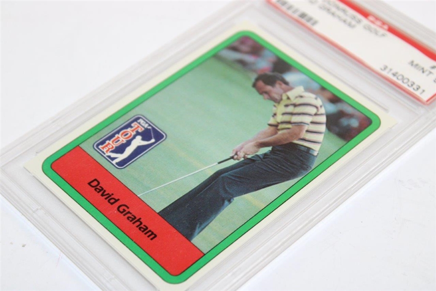 1982 Donruss Golf PGA Tour Golf Card #13 David Graham PSA 9 Mint #31400331