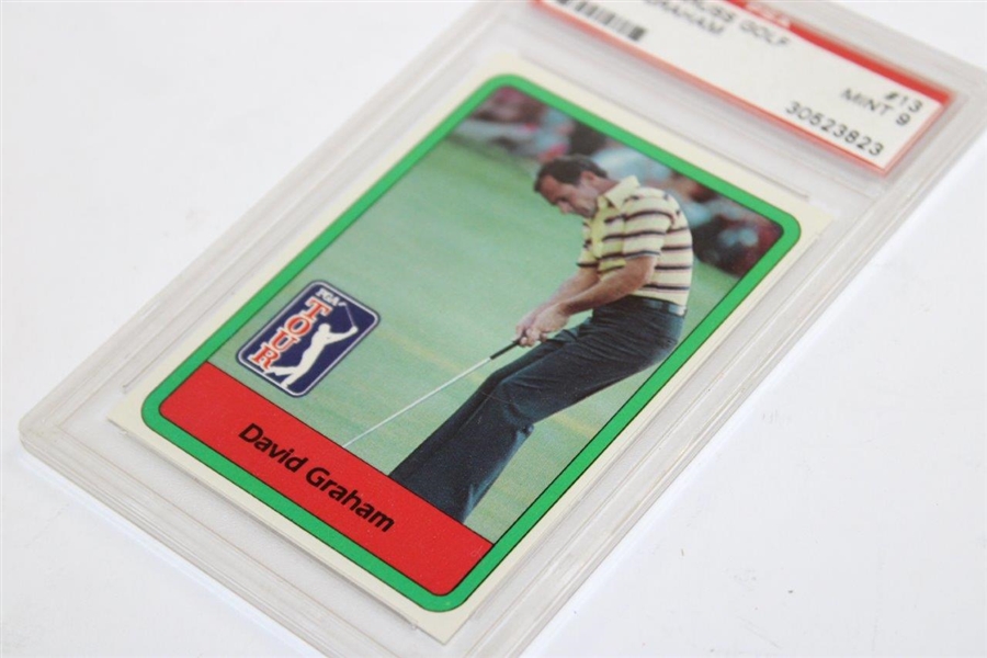 1982 Donruss Golf PGA Tour Golf Card #13 David Graham PSA 9 Mint #30523823