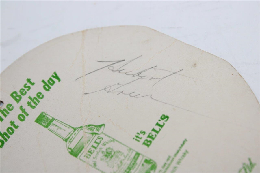 Hubert Green Signed 1980 Bing Crosby National Pro-Am Ticket #0695 JSA ALOA