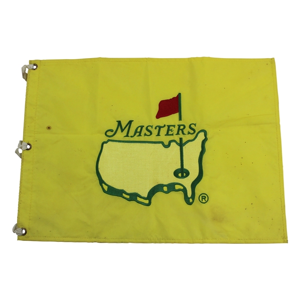 1997 Masters Tournament Full Embroidered Flag - Dirty in Poor Condition