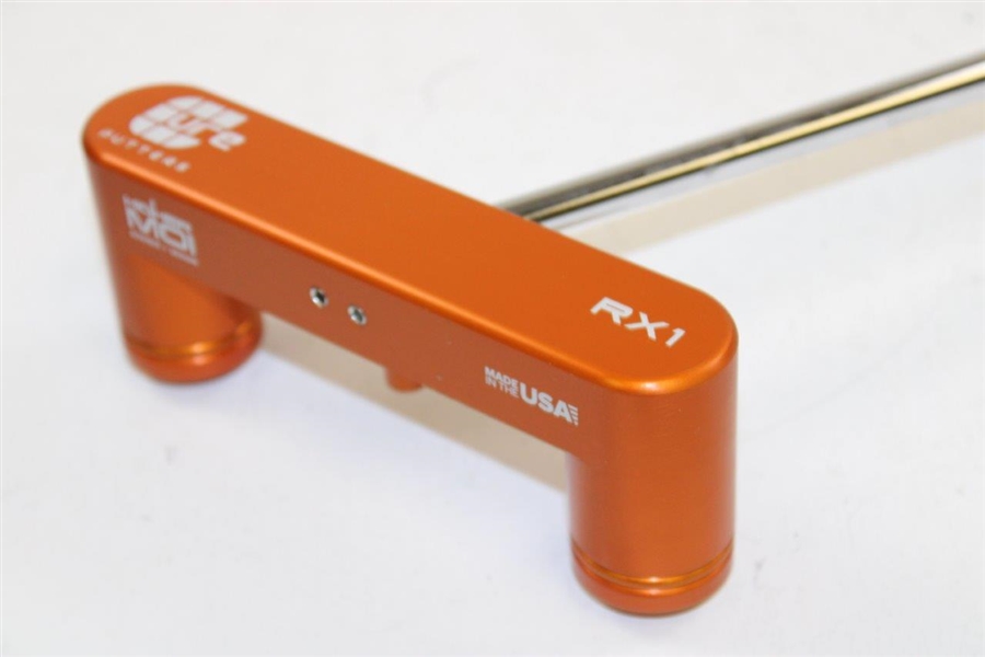 Cure RX-1 Reversible Orange Head Higher MOI Putter New with Headcover