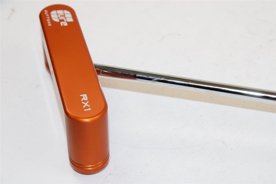 Cure RX-1 Reversible Orange Head Higher MOI Putter New with Headcover