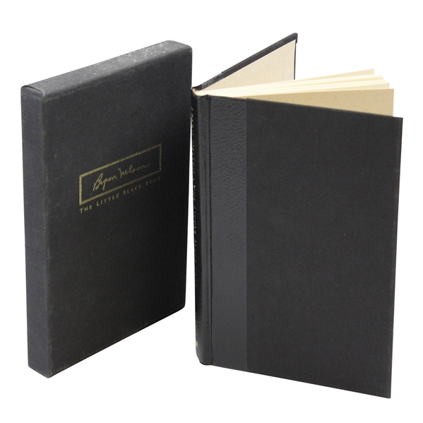 Byron Nelson Signed 1995 'The Little Black Book' JSA ALOA