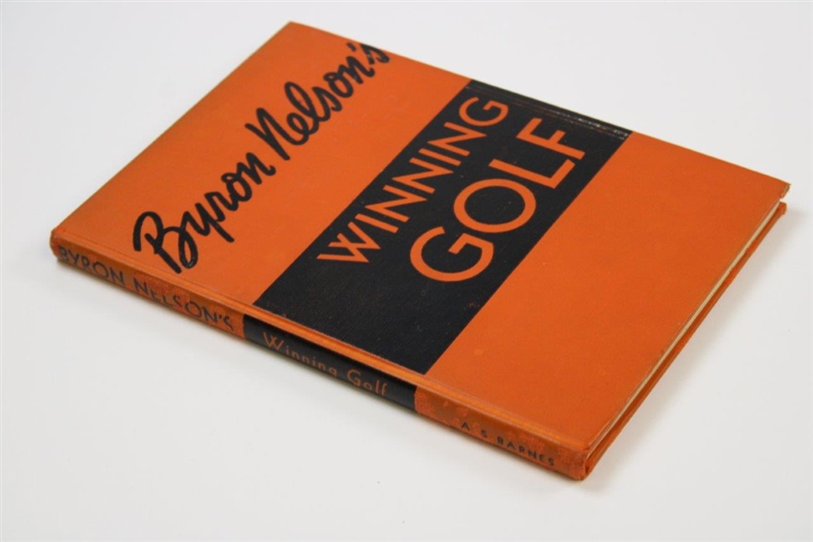 Byron Nelson Signed 1946 'Byron Nelson's Winning Golf' Book JSA #AB82008