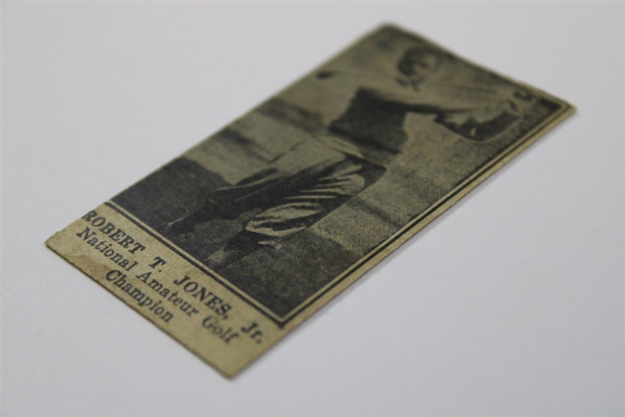 1925-1931 W590 Robert (Bobby ) T. Jones 'National Amateur Golf Champion' Hand Cut Golf Card