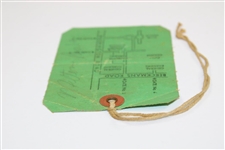 1957 Masters Tournament SERIES Badge #5008 with Original String - Doug Ford Winner
