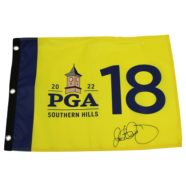 Rory McIlroy Signed 2022 PGA at Southern Hills Screen Flag JSA ALOA