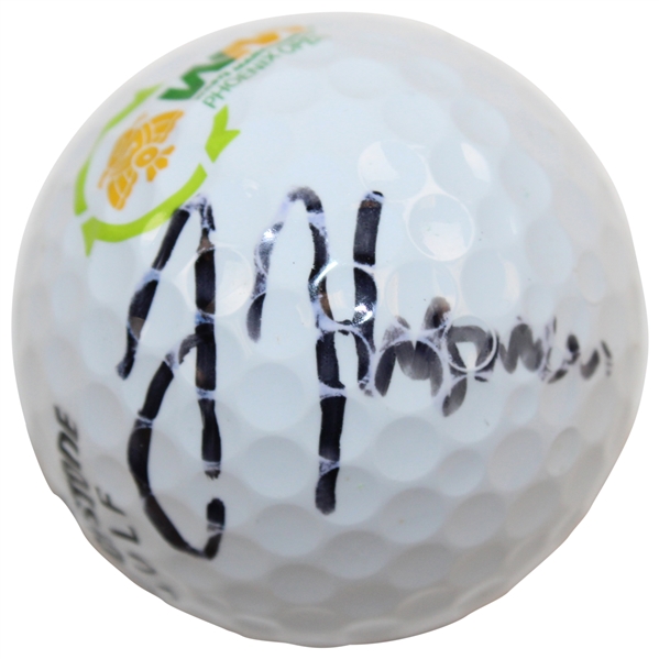 Justin Thomas Signed WM Phoenix Open Logo Golf Ball JSA ALOA